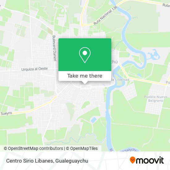 Mapa de Centro Sirio Libanes