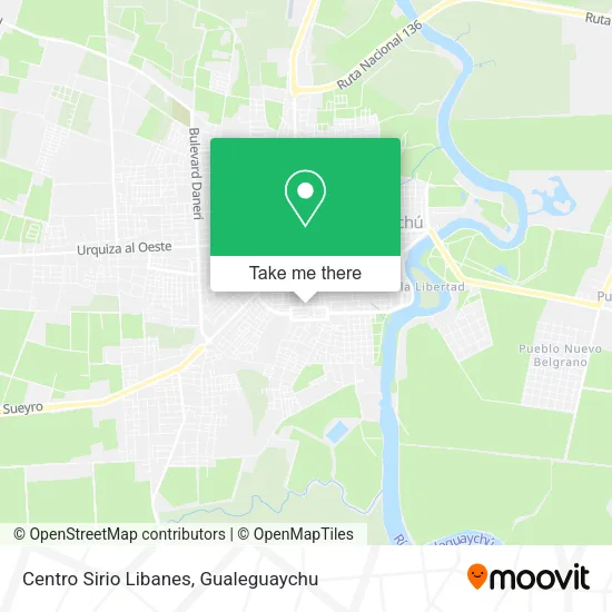 Mapa de Centro Sirio Libanes