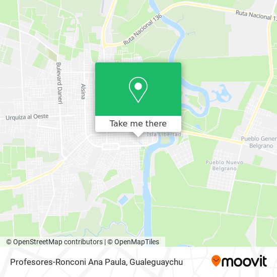 Profesores-Ronconi Ana Paula map