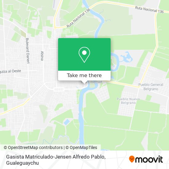 Gasista Matriculado-Jensen Alfredo Pablo map