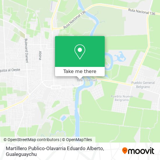 Mapa de Martillero Publico-Olavarria Eduardo Alberto