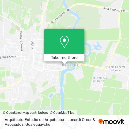 Arquitecto-Estudio de Arquitectura Lonardi Omar & Asociados map