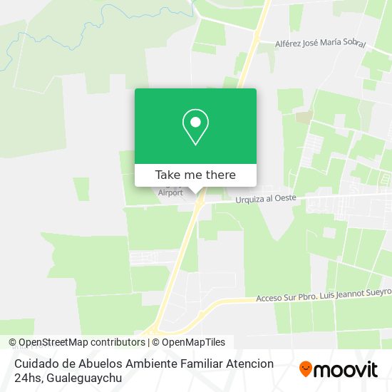 Mapa de Cuidado de Abuelos Ambiente Familiar Atencion 24hs