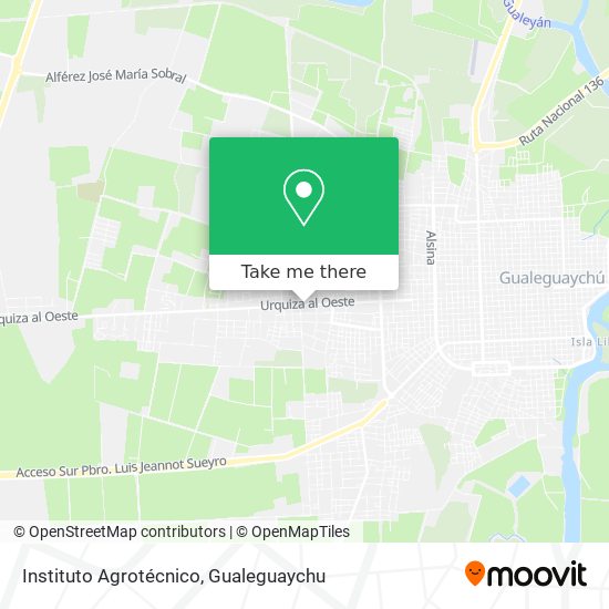 Instituto Agrotécnico map