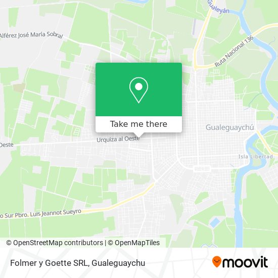 Mapa de Folmer y Goette SRL