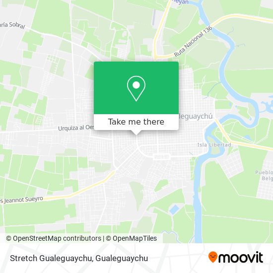 Stretch Gualeguaychu map