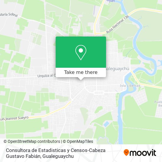 Consultora de Estadisticas y Censos-Cabeza Gustavo Fabián map