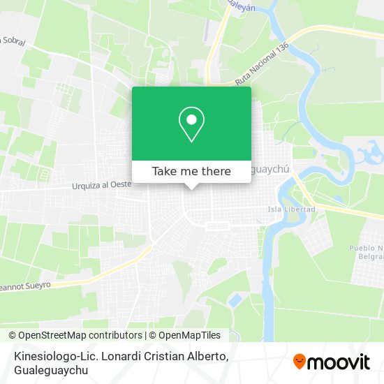 Mapa de Kinesiologo-Lic. Lonardi Cristian Alberto