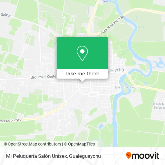 Mapa de Mi Peluquería Salón Unisex