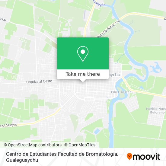 Centro de Estudiantes Facultad de Bromatologia map
