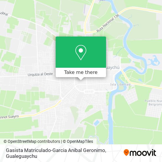 Gasista Matriculado-Garcia Anibal Geronimo map