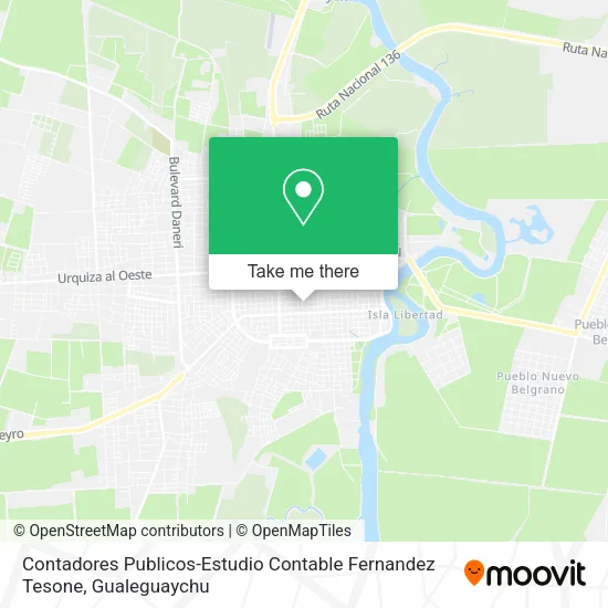 Contadores Publicos-Estudio Contable Fernandez Tesone map