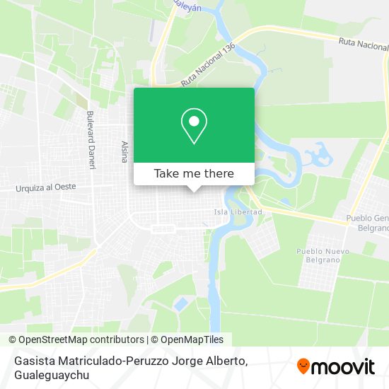 Mapa de Gasista Matriculado-Peruzzo Jorge Alberto