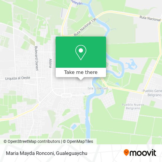 Maria Mayda Ronconi map