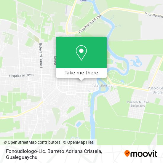 Fonoudiologo-Lic. Barreto Adriana Cristela map