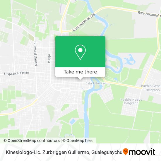 Mapa de Kinesiologo-Lic. Zurbriggen Guillermo