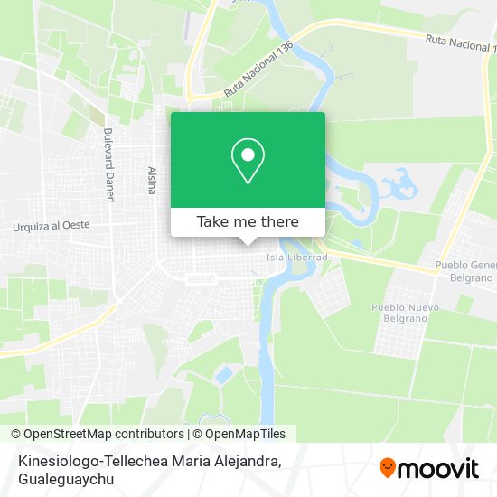 Kinesiologo-Tellechea Maria Alejandra map