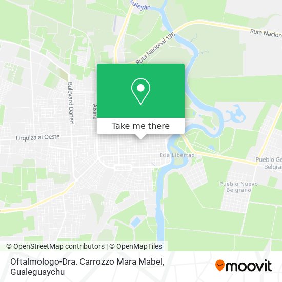 Oftalmologo-Dra. Carrozzo Mara Mabel map