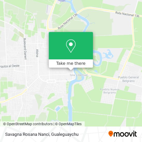 Savagna Rosana Nanci map