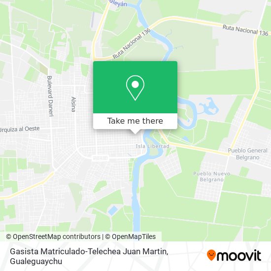 Gasista Matriculado-Telechea Juan Martin map