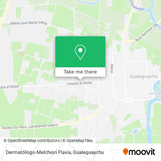 Dermatólogo-Melchiori Flavia map