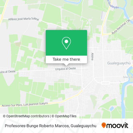 Profesores-Bunge Roberto Marcos map