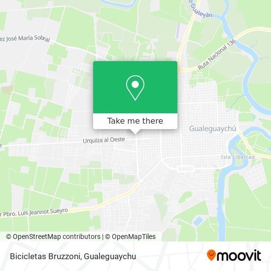 Bicicletas Bruzzoni map