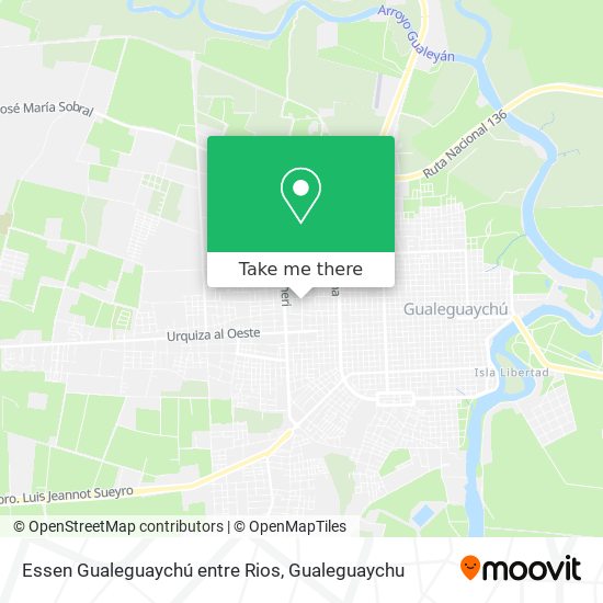 Essen Gualeguaychú entre Rios map