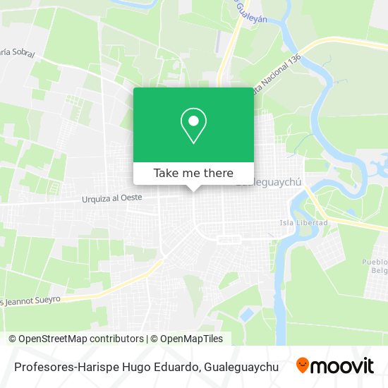 Profesores-Harispe Hugo Eduardo map