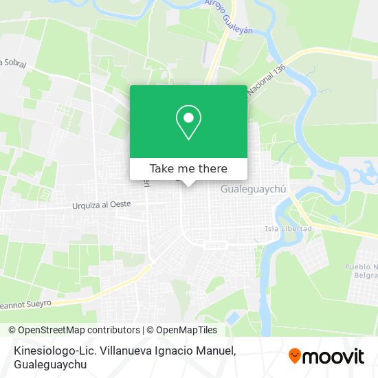 Kinesiologo-Lic. Villanueva Ignacio Manuel map