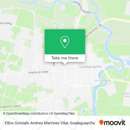 Mapa de Elbio Gonzalo Andres Martinez Vilar