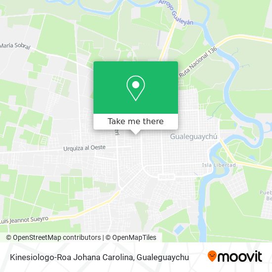 Kinesiologo-Roa Johana Carolina map