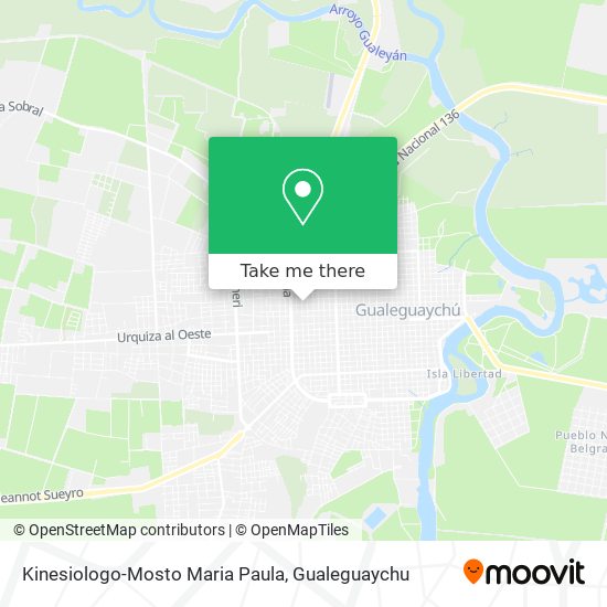 Mapa de Kinesiologo-Mosto Maria Paula