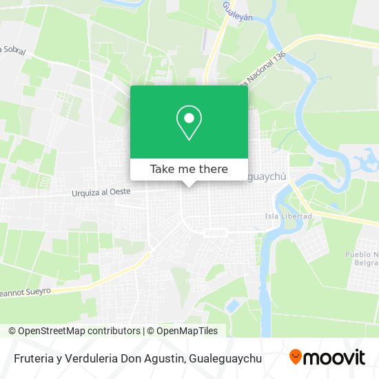 Mapa de Fruteria y Verduleria Don Agustin