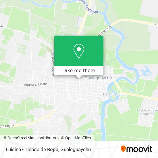 Luisina - Tienda de Ropa map