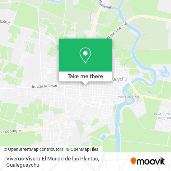 Viveros-Vivero El Mundo de las Plantas map