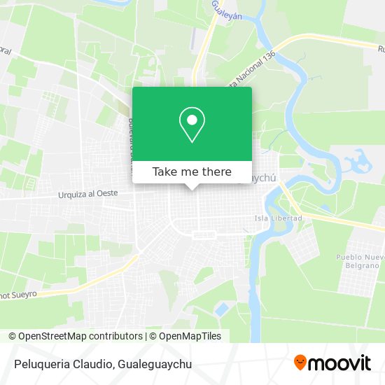 Peluqueria Claudio map