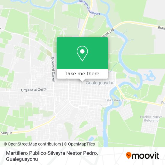 Mapa de Martillero Publico-Silveyra Nestor Pedro