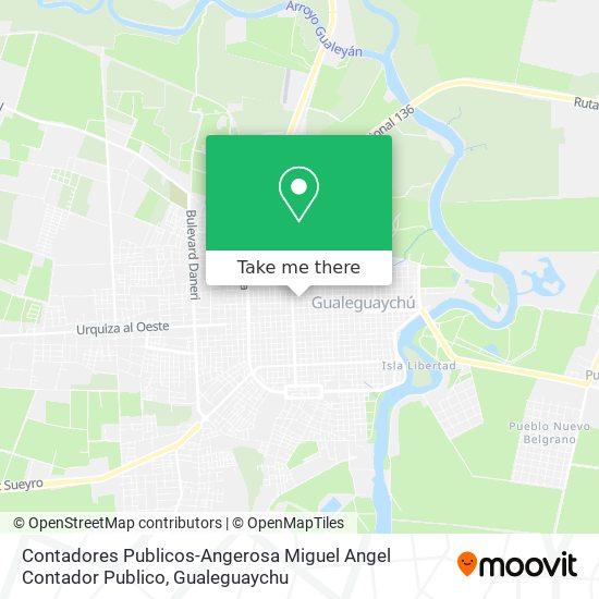 Mapa de Contadores Publicos-Angerosa Miguel Angel Contador Publico