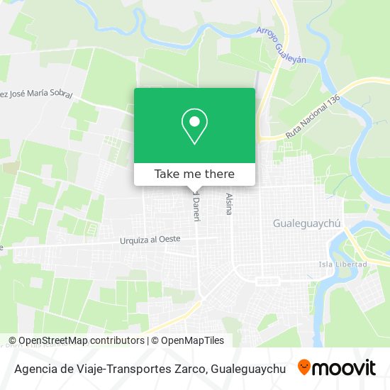 Agencia de Viaje-Transportes Zarco map