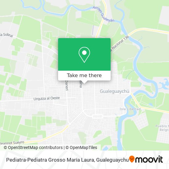 Mapa de Pediatra-Pediatra Grosso María Laura