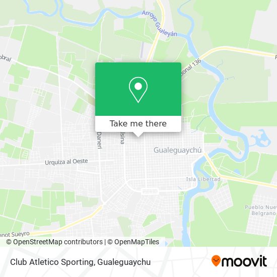 Club Atletico Sporting map
