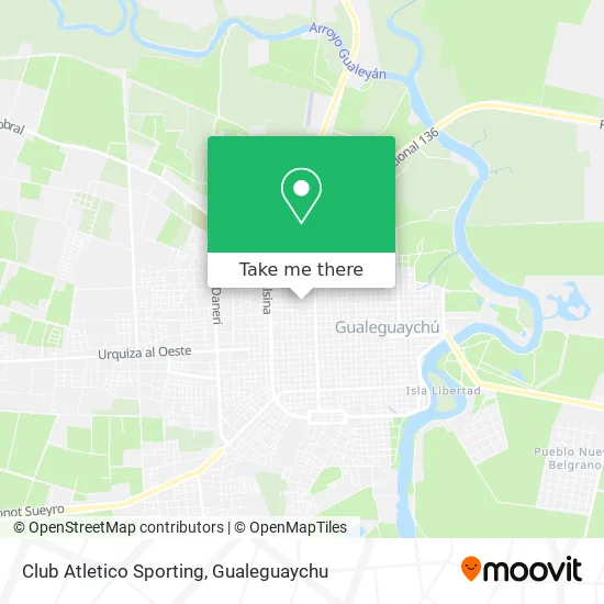 Club Atletico Sporting map