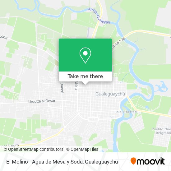 El Molino - Agua de Mesa y Soda map