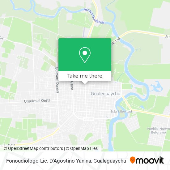 Fonoudiologo-Lic. D'Agostino Yanina map
