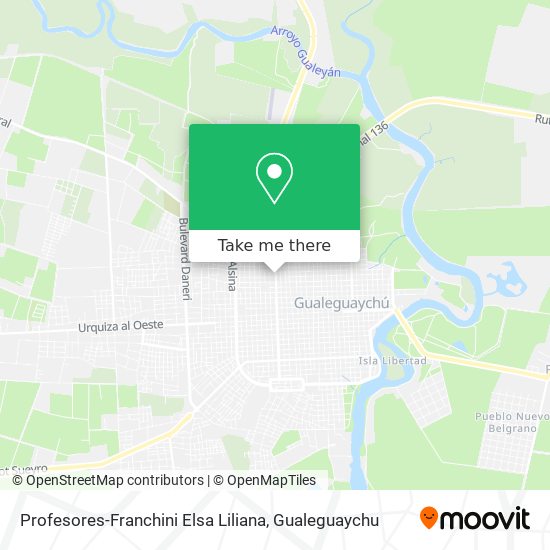 Profesores-Franchini Elsa Liliana map