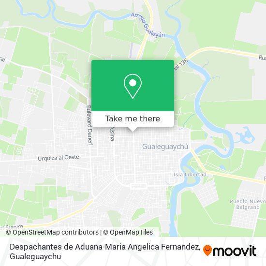 Despachantes de Aduana-Maria Angelica Fernandez map