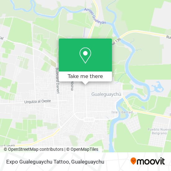 Expo Gualeguaychu Tattoo map