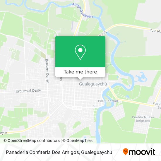 Panaderia Confiteria Dos Amigos map