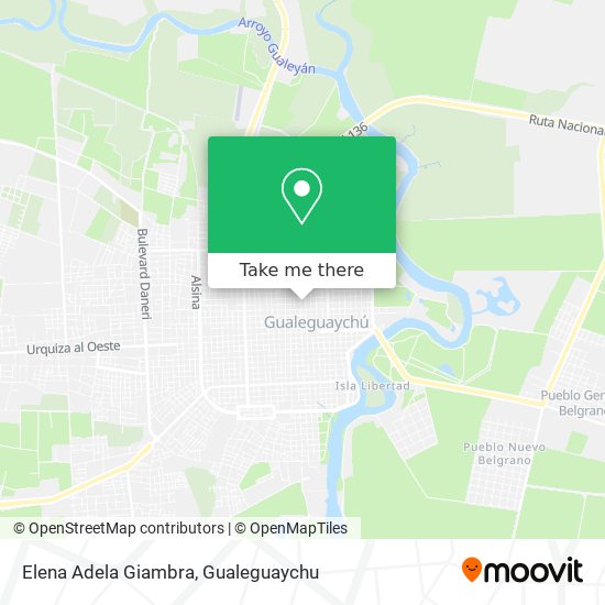 Elena Adela Giambra map